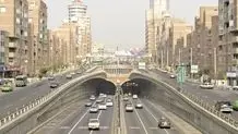 باند جنوبی تونل رسالت امشب مسدود است
