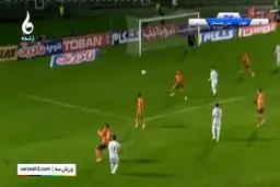 گل اول ملوان به مس رفسنجان را ببینید + ویدیو