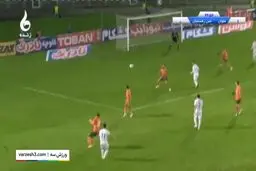 گل اول ملوان به مس رفسنجان را ببینید + ویدیو