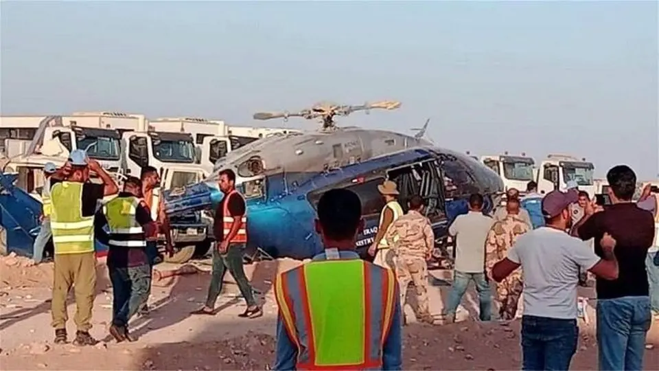 Helicopter crashed in western Iraq