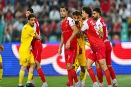 شکست پرسپولیس در مقابل فولاد با نتیجه یک بر صفر