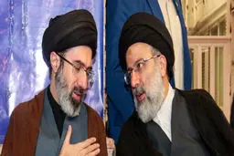 آیت‌الله سیدمجتبی خامنه‌ای و ابراهیم رئیسی در یک قاب + عکس
