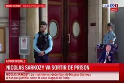 سارکوزی آزاد شد + ویدیو