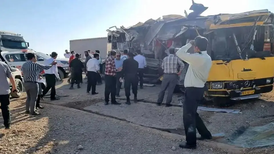 عامل تصادف مرگبار اتوبوس دانشجویان در محور سمنان–سرخه مشخص شد