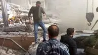 تصاویر زنده از محل حمله اسرائیل به دمشق/ فیلم