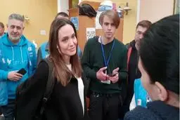 Angelina Jolie makes surprise visit to Ukraine