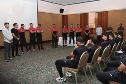 مراسم معارفه وحید هاشمیان به تیم پرسپولیس+ عکس