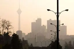شاخص آلودگی هوای تهران هم‌اکنون