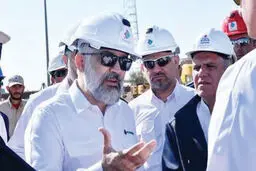 ‌حفاری نخستین چاه توسعه‌ای
 میدان گازی بلال