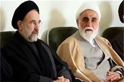 گپ‌وگفت خاص علی‌اکبر ناطق‌نوری و سیدمحمد خاتمی/ عکس

