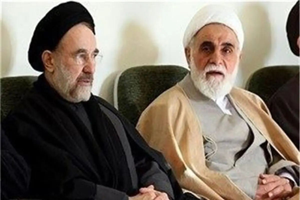 گپ‌وگفت خاص علی‌اکبر ناطق‌نوری و سیدمحمد خاتمی/ عکس

