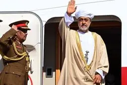 سلطان عمان تهران را ترک کرد