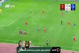 گل اول استقلال به پرسپولیس توسط یاسر آسانی+ ویدئو