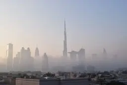 امارات هم درگیر آلودگی هوا شد