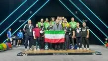 ایران تحرز المرکز الثالث ببطولة العالم لرفع الاثقال 2023