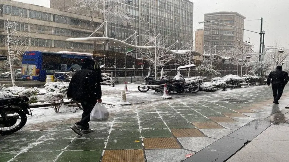 هشدار برای بارش برف سنگین در پایتخت