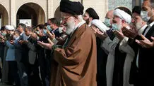 اقامه نماز عید فطر به امامت رهبر انقلاب
