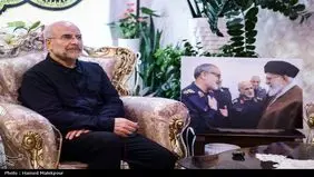 رییس مجلس امروز به خانه این 3 سردار رفت + عکس 