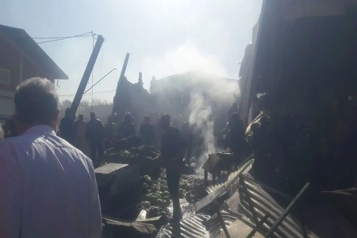 خبر فوری؛ سقوط یک بالگرد در درچه اصفهان
