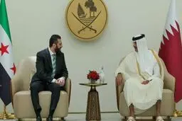 جولانی وارد دوحه شد

