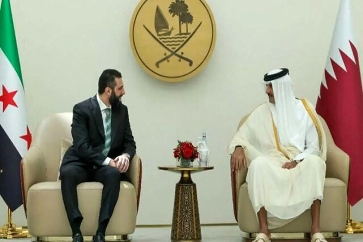 جولانی وارد دوحه شد
