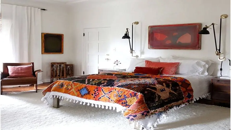 طراحی اتاق خواب کوچک 6متری به سبک روستیک و مدرن