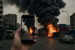 نقش شاهد عینی دیجیتال در بحران‌ها