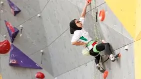 سارینا غفاری در سنگ‌نوردی کاپ آسیا راهی فینال شد