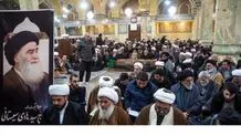 چند قاب از تشییع برادر آیت‌الله سیستانی در قم + عکس