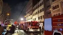 آتش‌سوزی گسترده در بازار رضای مشهد