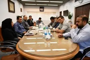 جلسه مشترک مدیرعامل و شورای اسلامی کار شرکت آلومینیوم ایران ( ایرالکو)