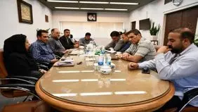جلسه مشترک مدیرعامل و شورای اسلامی کار شرکت آلومینیوم ایران ( ایرالکو)