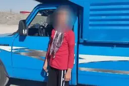 توقیف وانت نیسان با راننده ۱۱ ساله در اصفهان