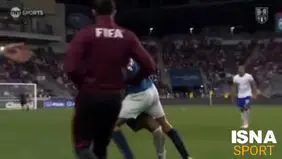 درگیری شدید بازیکنان پاراگوئه و آمریکا طی دیدار دوستانه  + ویدیو