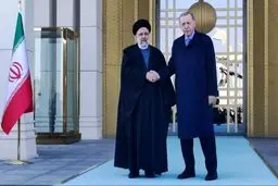 Erdogan welcomes Raeisi upon his arrival in Ankara