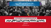 راه‌اندازی سامانه رصد دین‌داری و اخلاق مردم

