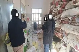 ۴۰ تن ماکارونی تاریخ مصرف گذشته د دامغان کشف و ضبط شد