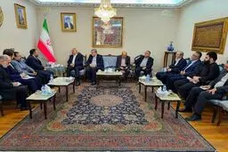 دیدار سفیر ایران با کادر رهبری جبهه آزادی فلسطین

