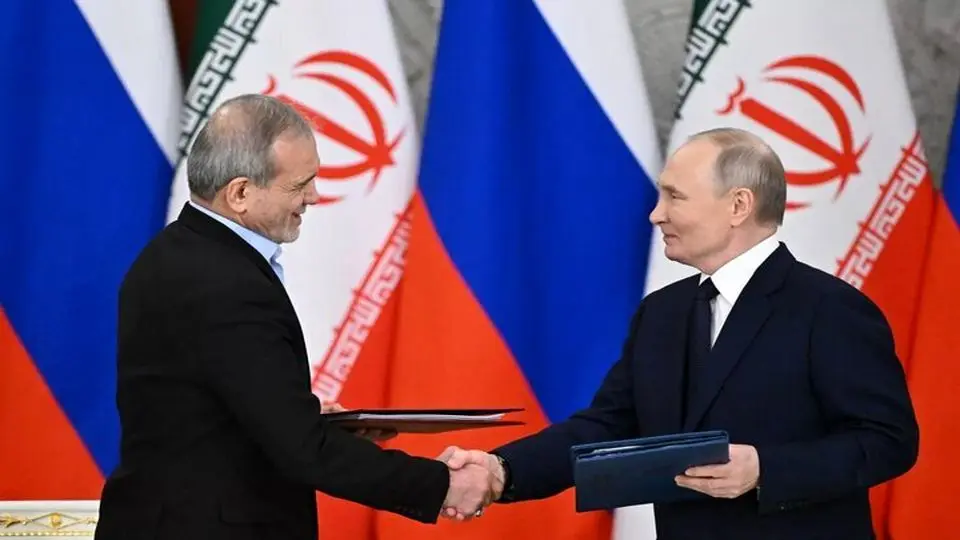 How did Arab media report on Iran-Russia Strategic Agreement?