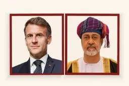 گفت وگوی سلطان عمان و رئیس جمهور فرانسه درباره تحولات منطقه