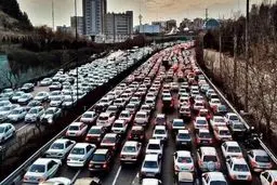 یک لاین از بزرگراه همت کم می‌شود!
