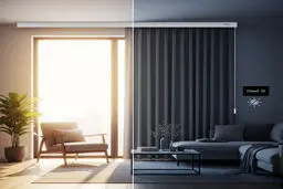 راهنمای جامع انتخاب و نصب پرده برقی هوشمند