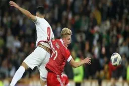 Iran, Russia football teams draw in friendly in Tehran