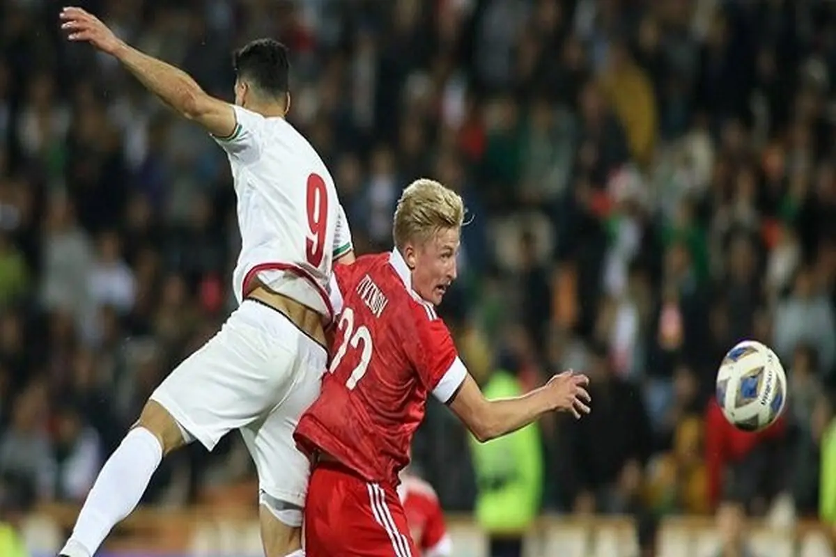 Iran, Russia football teams draw in friendly in Tehran