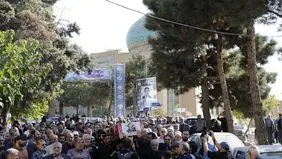 پیکر سردار علیرضا افشار تشییع شد/ کدام چهره‌های سیاسی در مراسم حاضر بودند؟