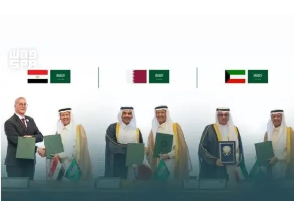 امضای تفاهمنامه همکاری کویت، قطر مصر با عربستان