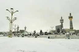 آخرین وضعیت بارندگی در مشهد امروز جمعه ۲۸ آذرماه/ بارش برف در مشهد آغاز شد