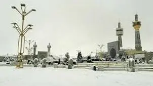 آخرین وضعیت بارندگی در مشهد امروز جمعه ۲۸ آذرماه/ بارش برف در مشهد آغاز شد