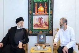 دیدار رئیسی با اسدالله اسدی، دیپلمات تازه آزاد شده ایرانی

