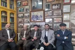 دیدار عیدانه مدیرعامل صندوق اعتباری هنر با دو هنرمند نامدار و پیشکسوت عرصه موسیقی و خوشنویسی در نجف آباد